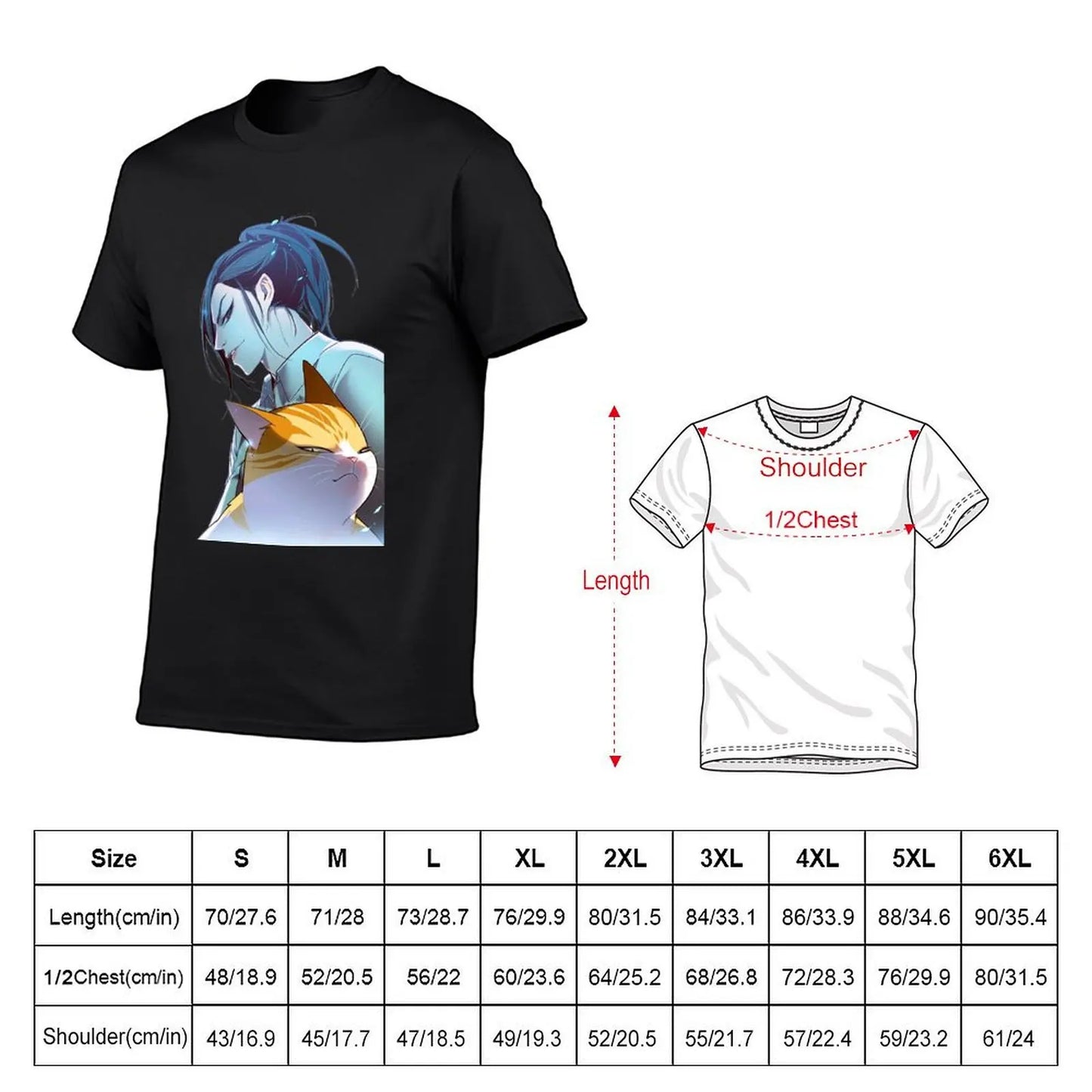 Eleceed Kayden T-Shirt – Vintage Anime Graphic Tee for Men | Aesthetic Kawaii Streetwear Shirt for Anime Fans