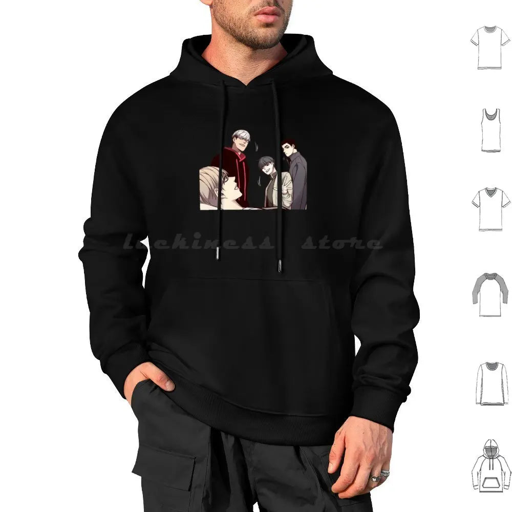 Eleceed Characters Special Edition 28 Hoodie – Premium Anime Long Sleeve Streetwear Pullover