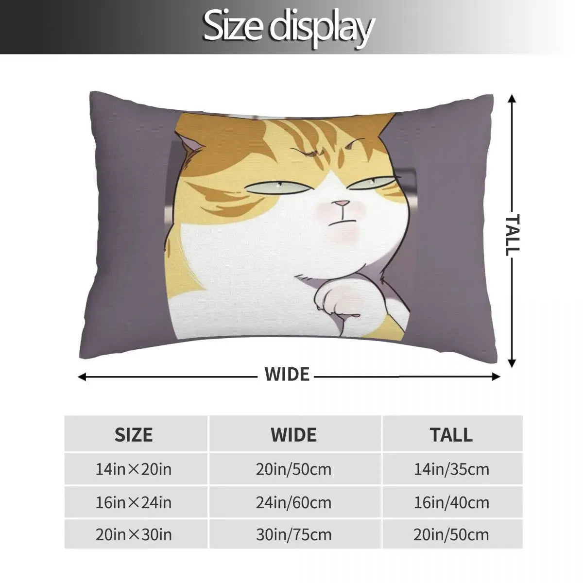 Eleceed Kayden Cat Form Pillowcase – Anime Decorative Cushion Cover for Bedroom | Soft Throw Pillow Cover Home Decor