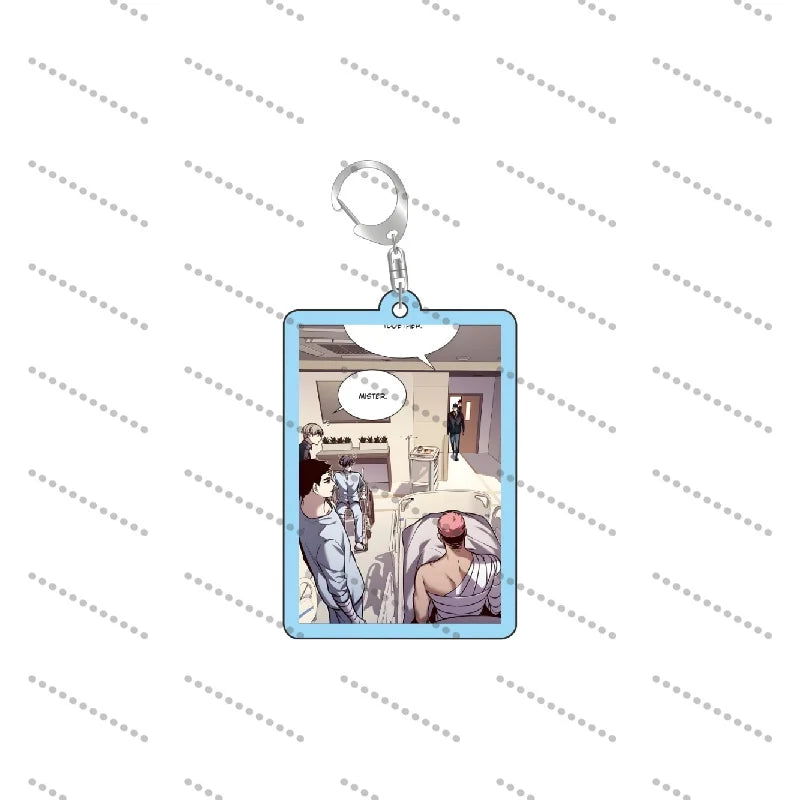 Eleceed Acrylic Keychains – Jiwoo Seo & Kayden Break Anime Pendant Keyrings for Bags, Phones & Keys