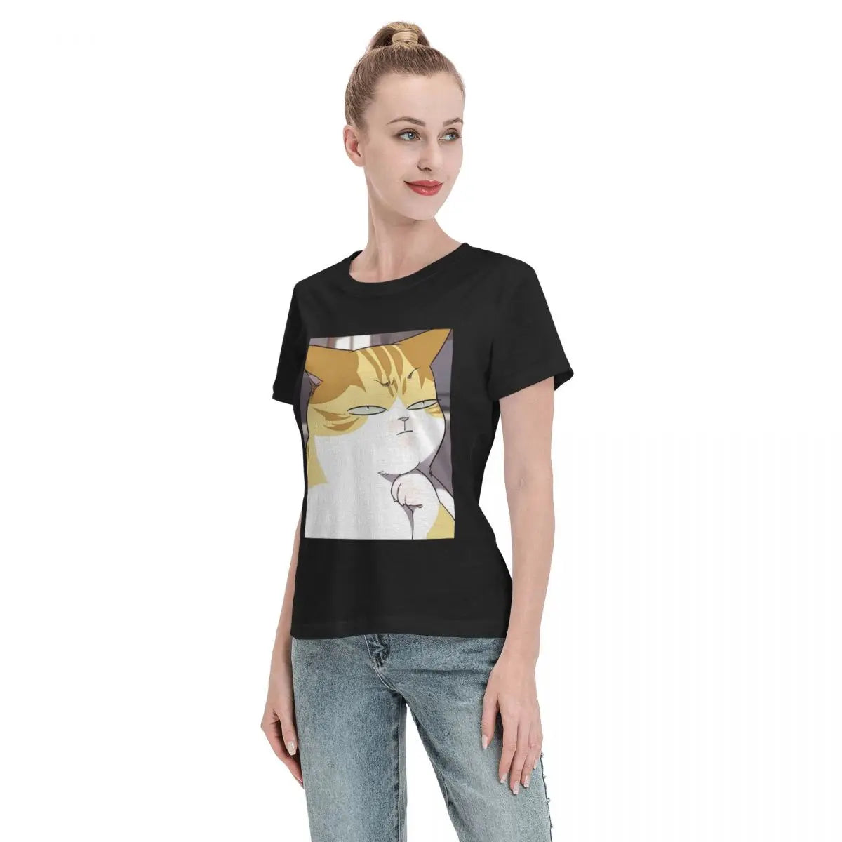 Eleceed Kayden Cat Form T-Shirt for Women – Aesthetic Anime Streetwear O-Neck Summer Graphic Tee