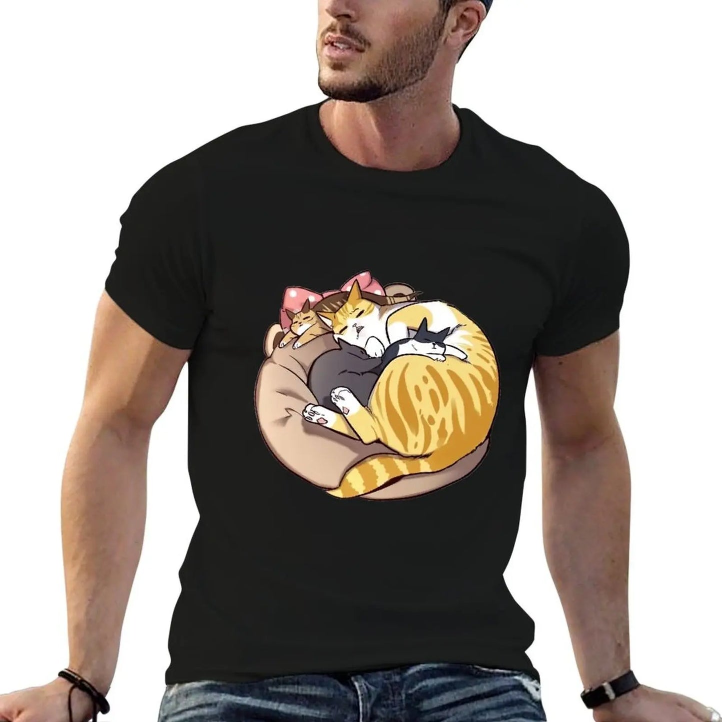 Kayden Gato Eleceed Diseño #4 Camiseta camisetas de diseño para hombre camisetas casual para hombre camiseta de diseño