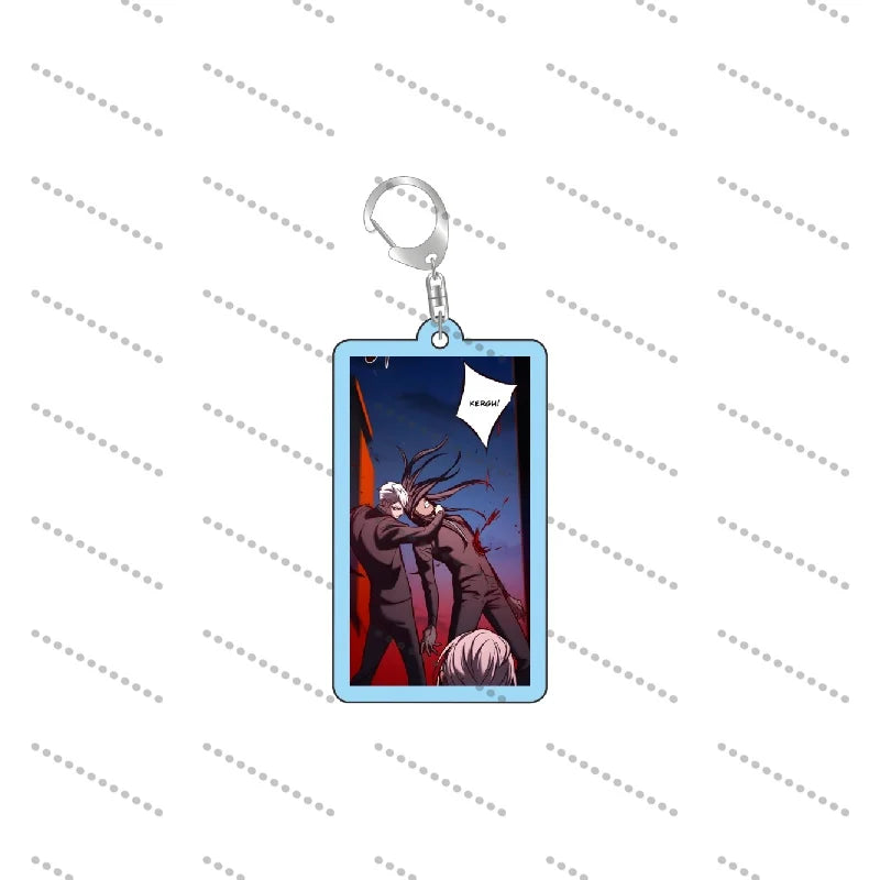 Eleceed Acrylic Keychains – Jiwoo Seo & Kayden Break Anime Pendant Keyrings for Bags, Phones & Keys