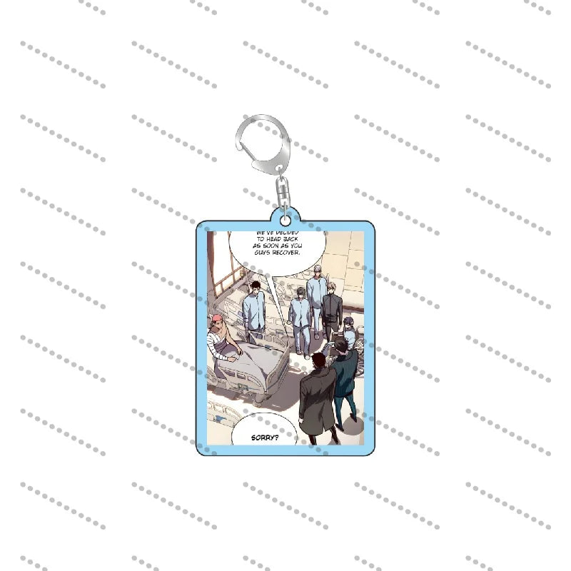 Eleceed Acrylic Keychains – Jiwoo Seo & Kayden Break Anime Pendant Keyrings for Bags, Phones & Keys