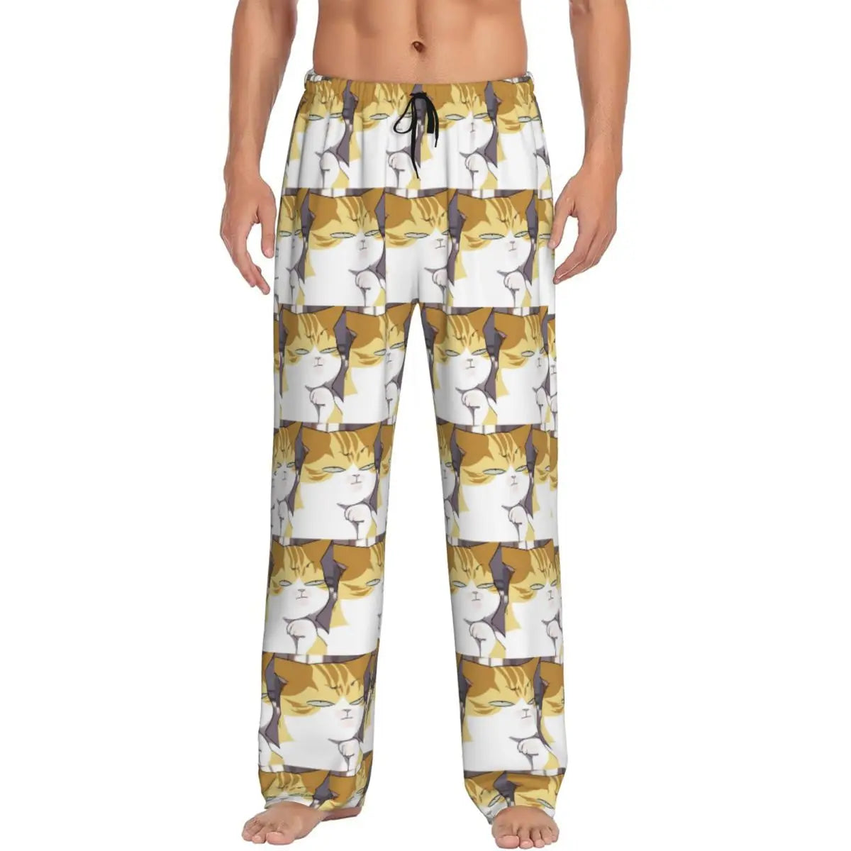Eleceed Kayden Cat Form Pajama Pants for Men – Custom Anime Sleepwear Lounge Pants with Pockets | Comfortable Nightwear Bottoms