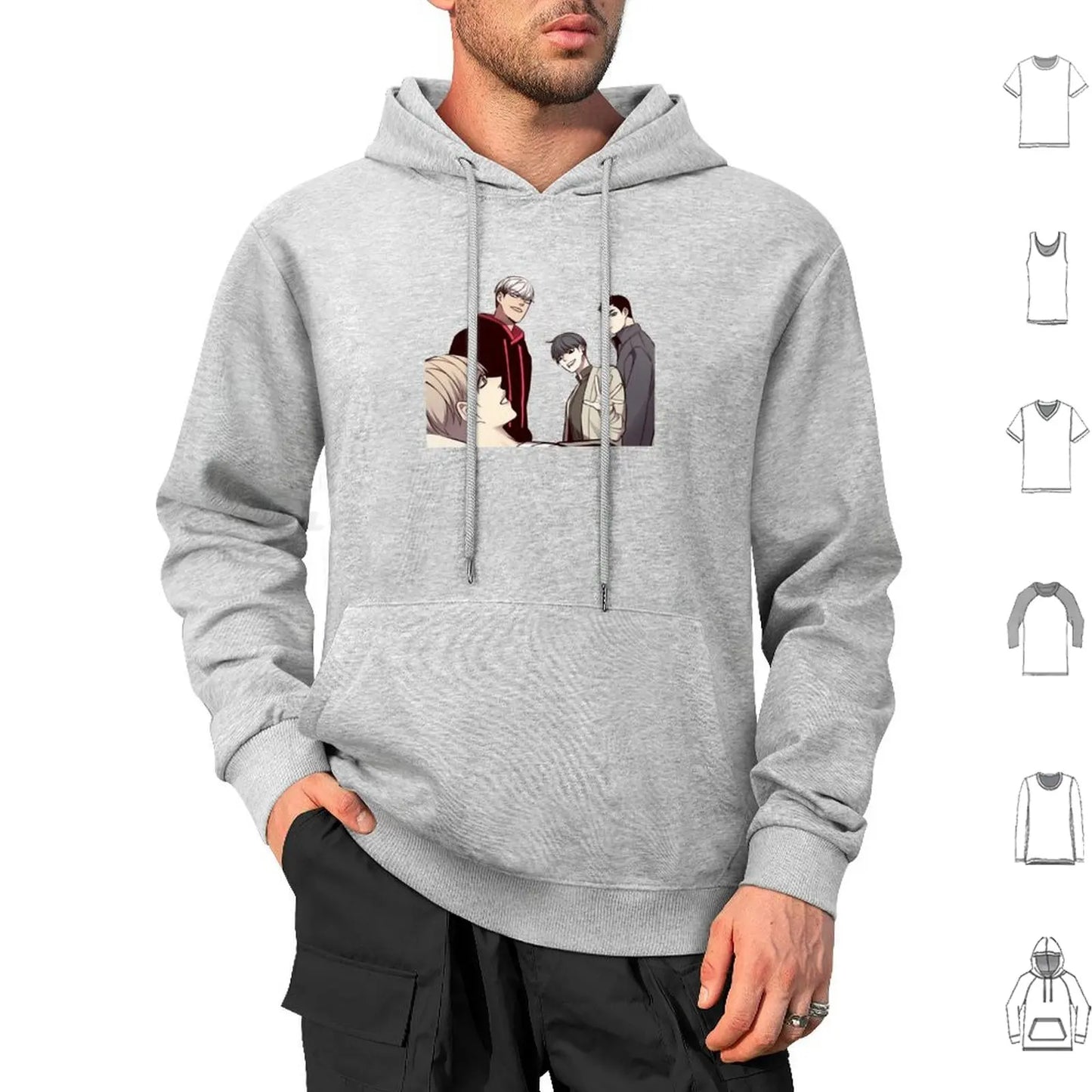 Eleceed Characters Special Edition 28 Hoodie – Premium Anime Long Sleeve Streetwear Pullover
