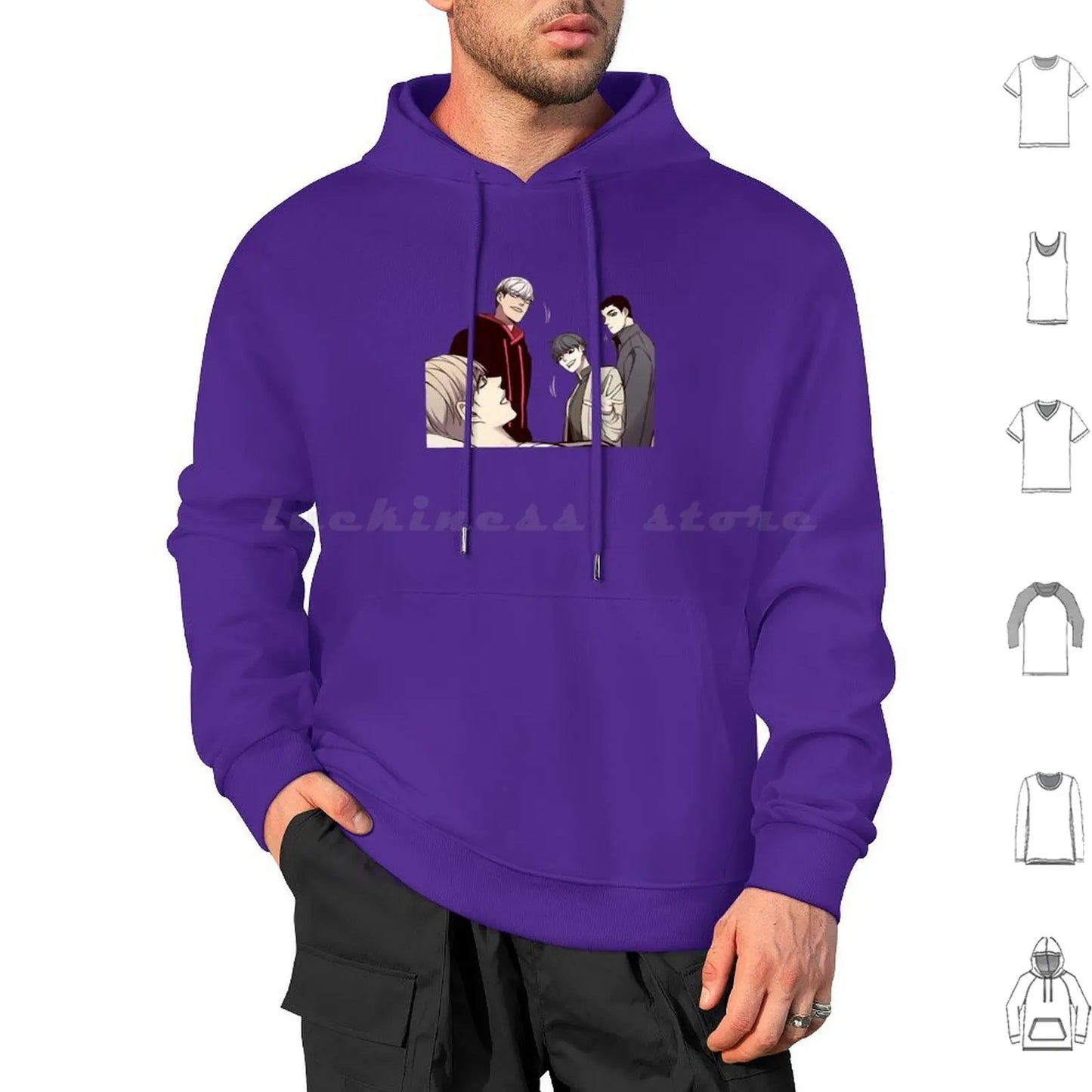 Eleceed Characters Special Edition 28 Hoodie – Premium Anime Long Sleeve Streetwear Pullover