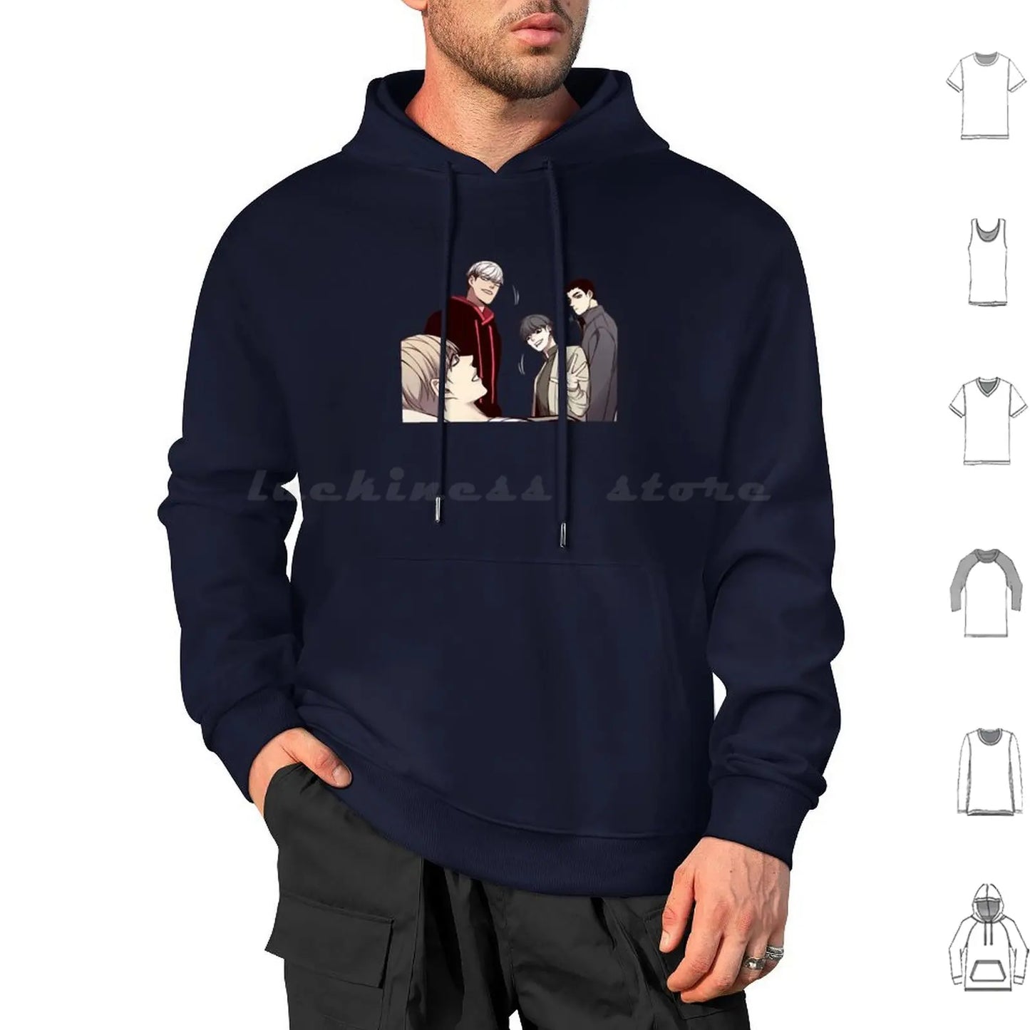 Eleceed Characters Special Edition 28 Hoodie – Premium Anime Long Sleeve Streetwear Pullover