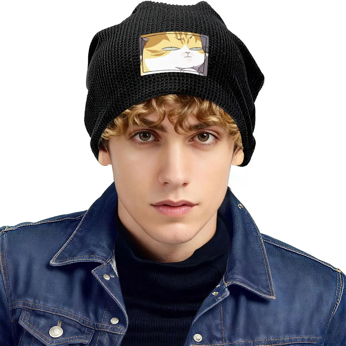 Bonnet Eleceed Kayden Forme de Chat – Chapeau d'Hiver Anime Doublé Polaire pour Hommes et Femmes