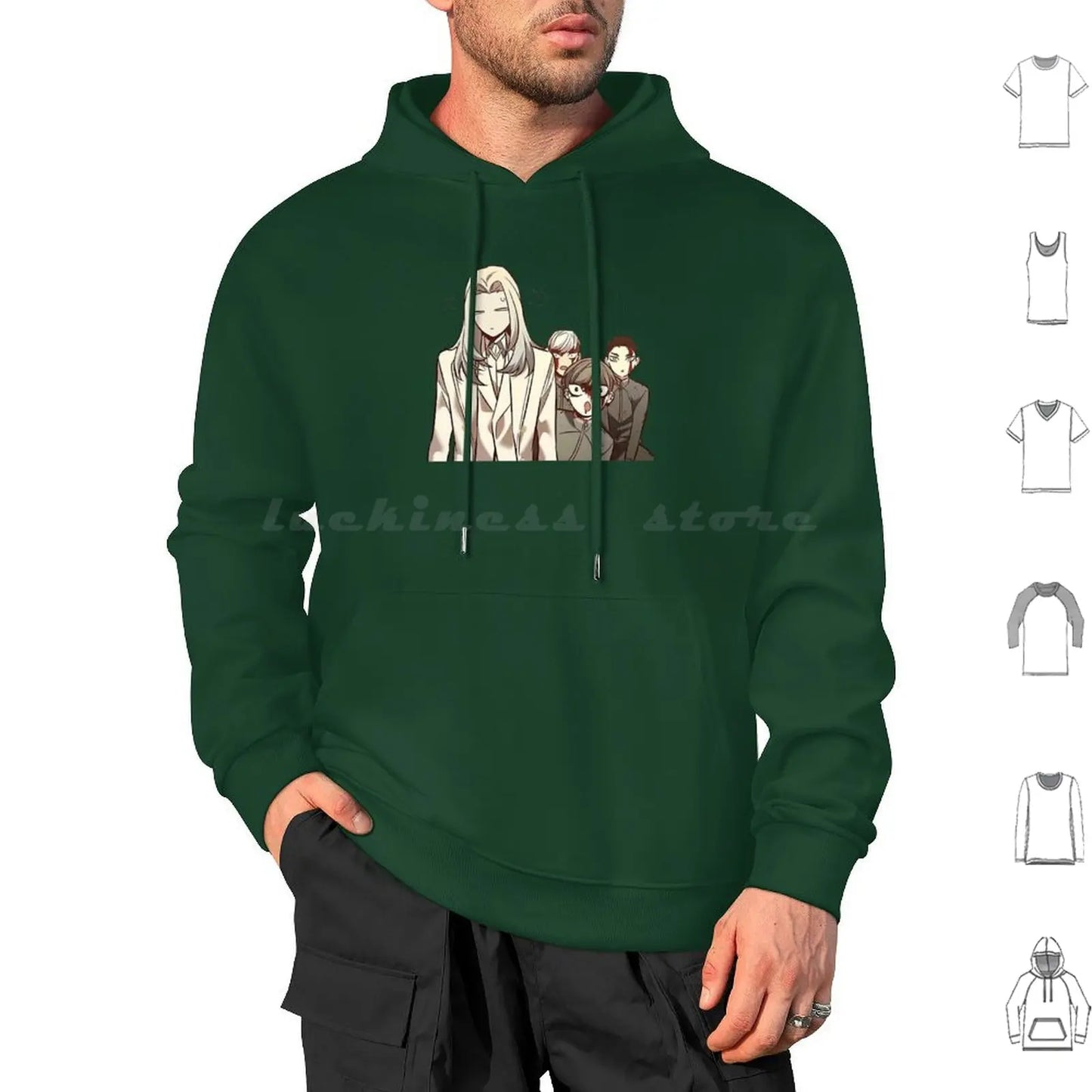 Eleceed Artwork Edition 5 Hoodie – Sweat à capuche streetwear manches longues anime premium