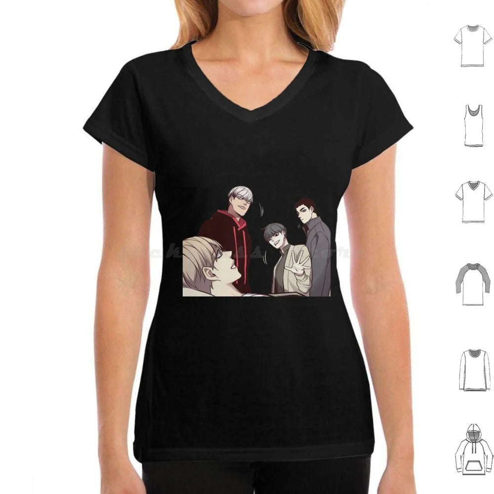 Camiseta Edición Especial 28 Personajes Eleceed – Camiseta unisex premium de anime de algodón Streetwear
