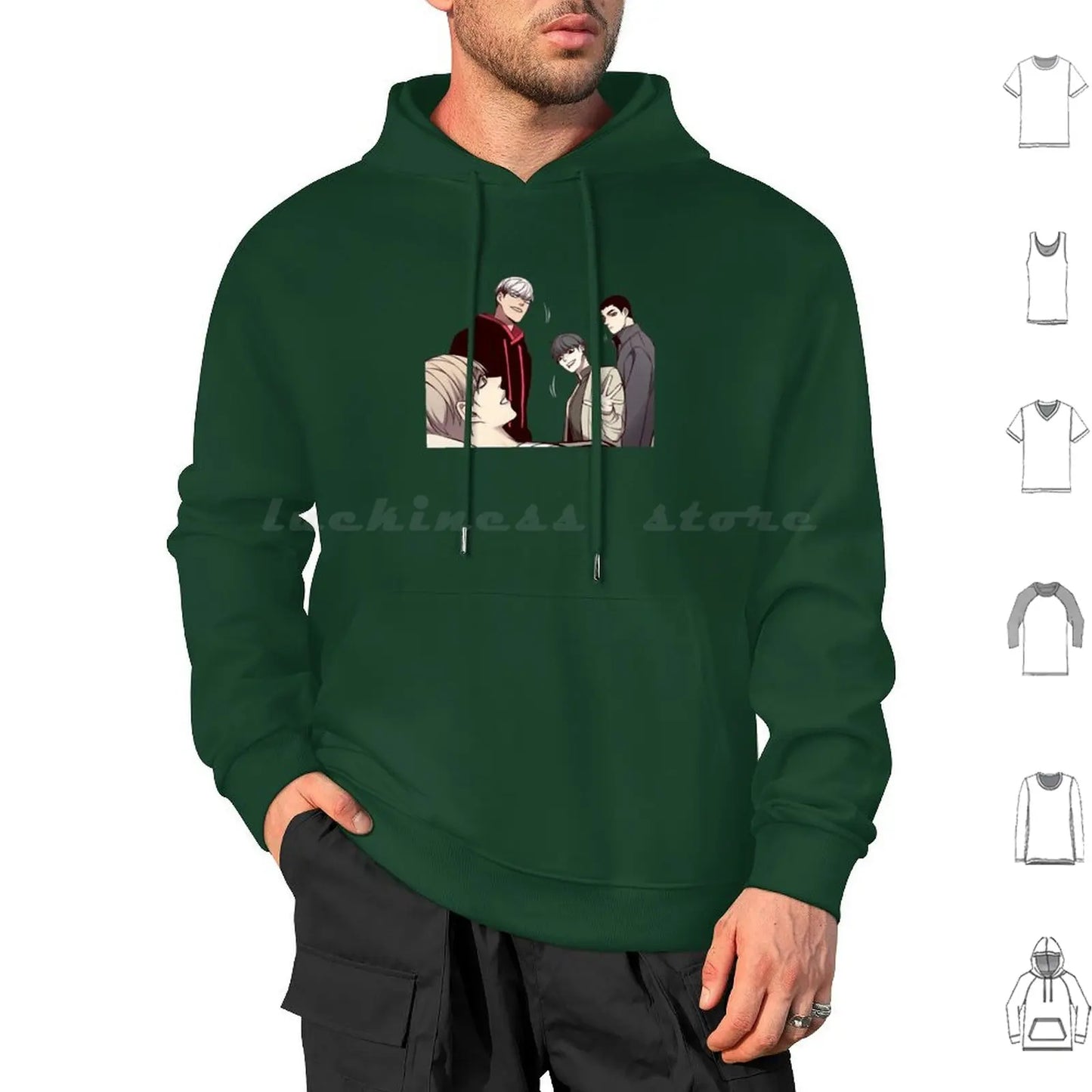 Eleceed Characters Special Edition 28 Hoodie – Premium Anime Long Sleeve Streetwear Pullover