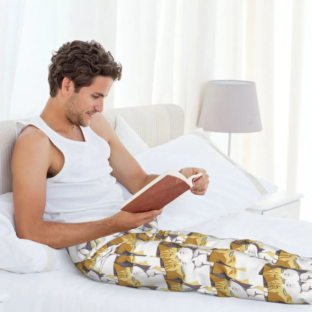 Eleceed Kayden Cat Form Pajama Pants for Men – Custom Anime Sleepwear Lounge Pants with Pockets | Comfortable Nightwear Bottoms