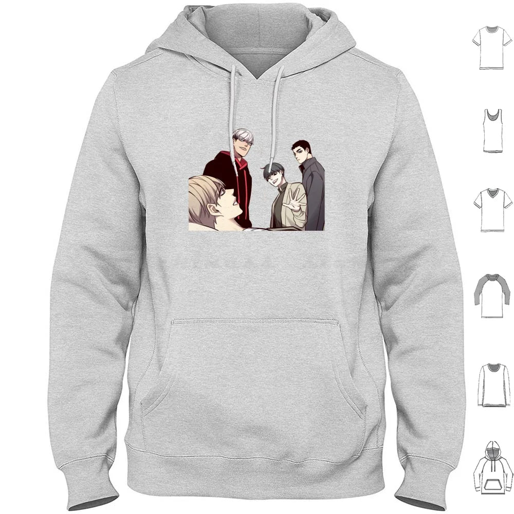 Eleceed Characters Special Edition 28 Hoodie – Premium Anime Long Sleeve Streetwear Pullover