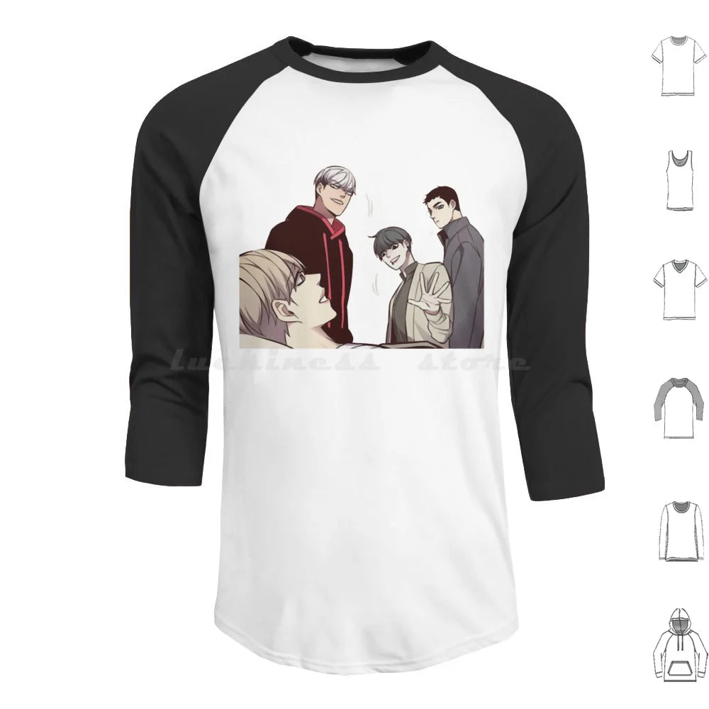 Eleceed Characters Special Edition 28 Hoodie – Premium Anime Long Sleeve Streetwear Pullover