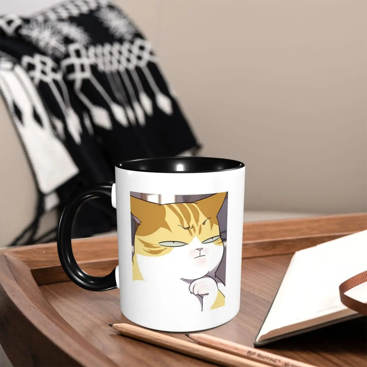 Eleceed Kayden Cat Form Ceramic Mug – Funny Anime Coffee & Tea Cup | Cute Drinkware Gift for Friends & Fans