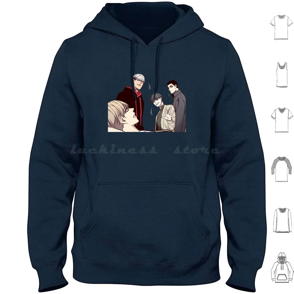 Eleceed Characters Special Edition 28 Hoodie – Premium Anime Long Sleeve Streetwear Pullover