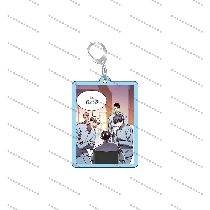 Eleceed Acrylic Keychains – Jiwoo Seo & Kayden Break Anime Pendant Keyrings for Bags, Phones & Keys
