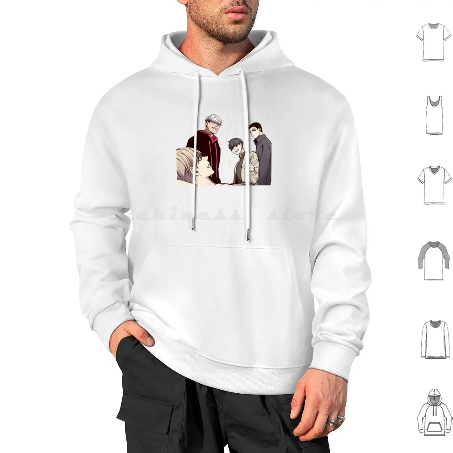 Eleceed Characters Special Edition 28 Hoodie – Premium Anime Long Sleeve Streetwear Pullover