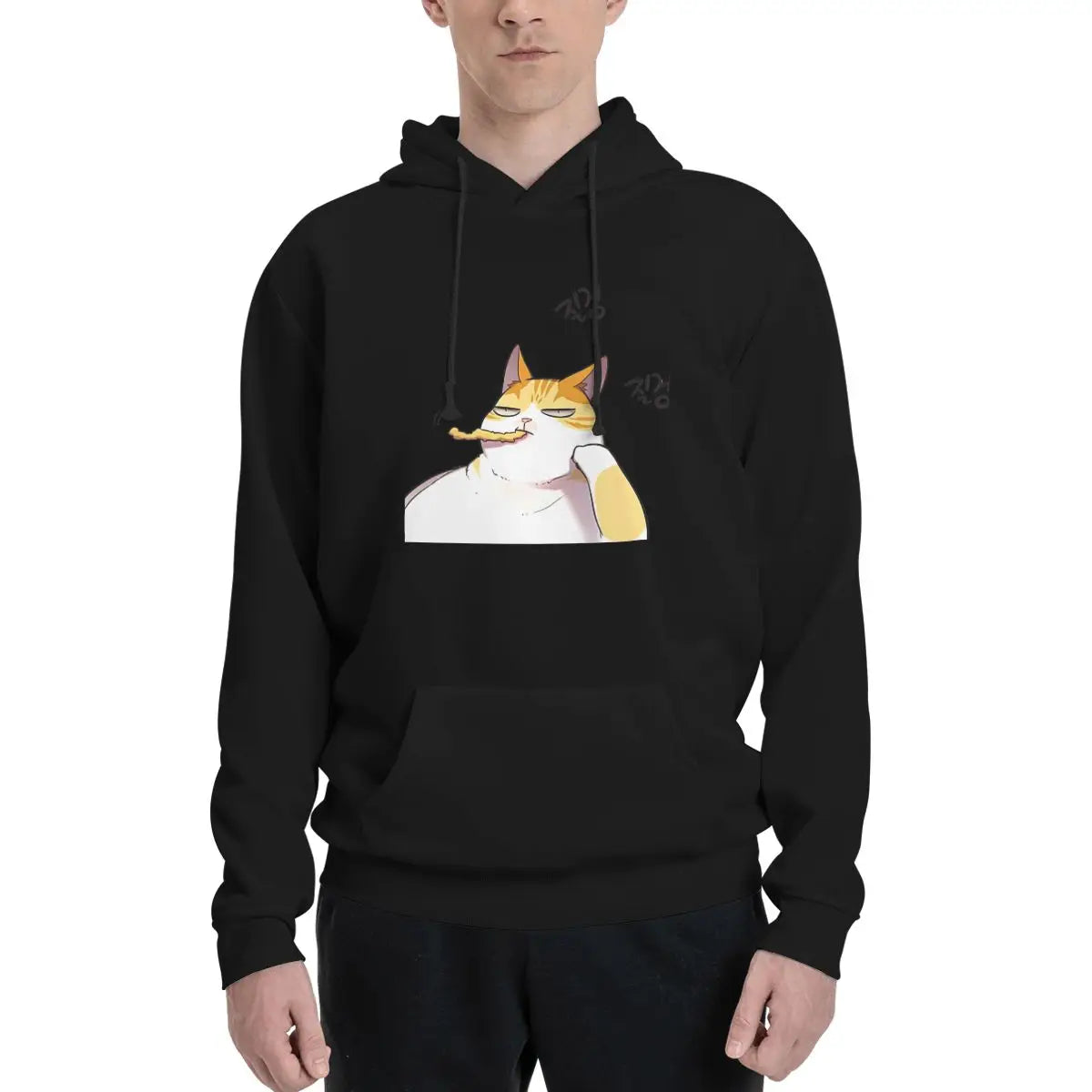 Kayden Break Bored Expression Hoodie – Eleceed Manhwa Anime Streetwear for Men