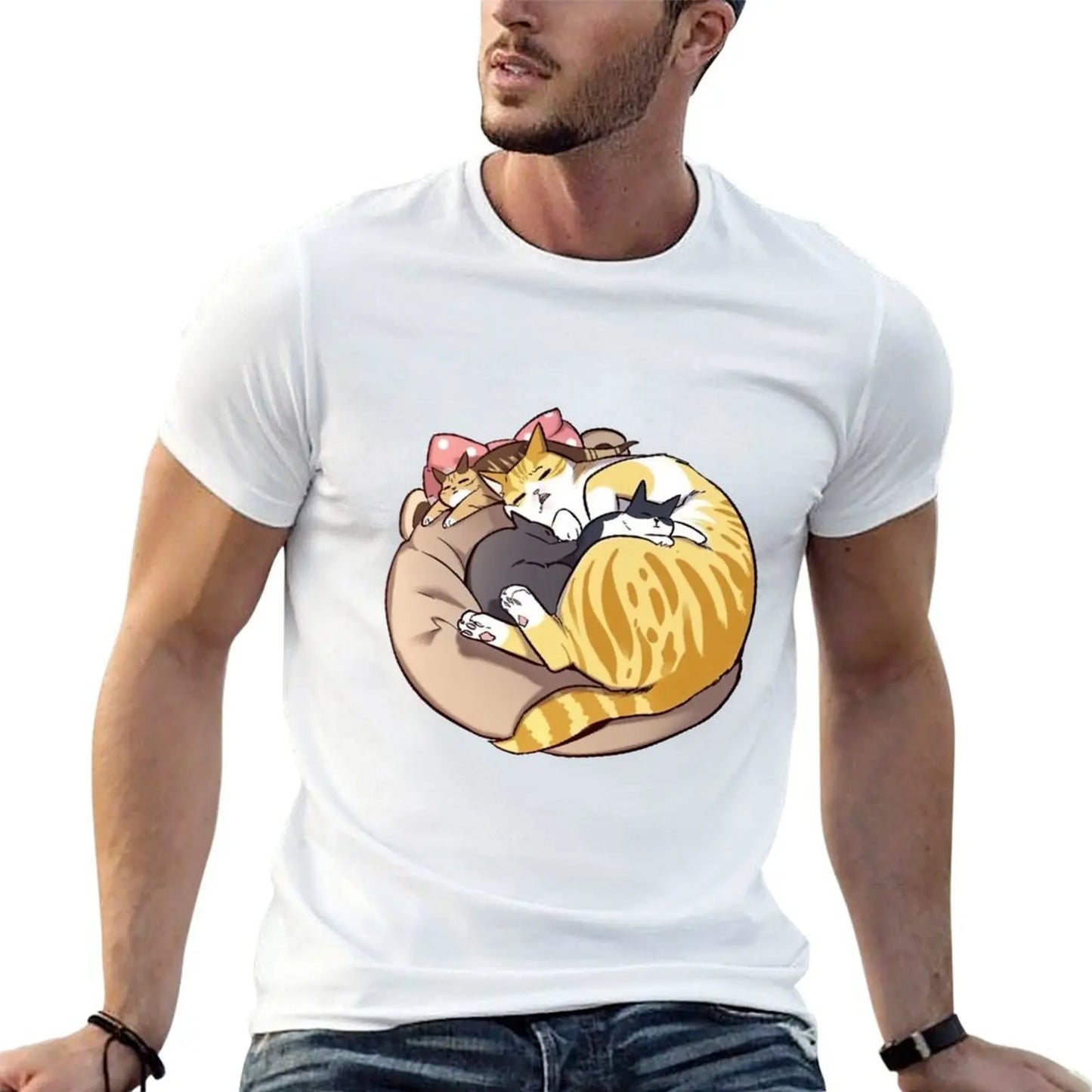 Kayden Gato Eleceed Diseño #4 Camiseta camisetas de diseño para hombre camisetas casual para hombre camiseta de diseño