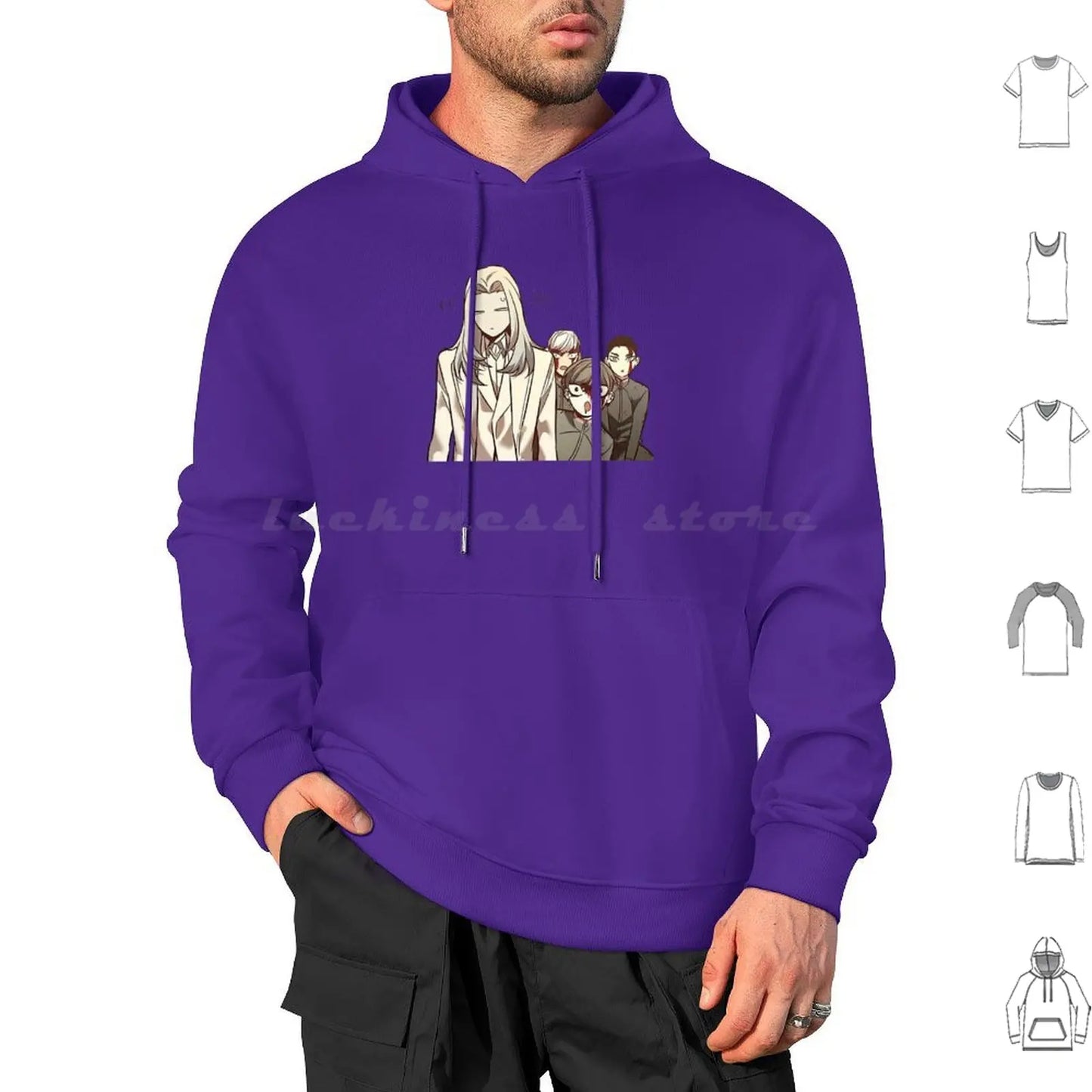 Eleceed Artwork Edition 5 Hoodie – Sweat à capuche streetwear manches longues anime premium