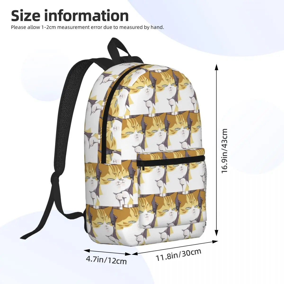 Eleceed Kayden Cat Form Large Capacity Backpack – Anime School Daypack for Men & Women