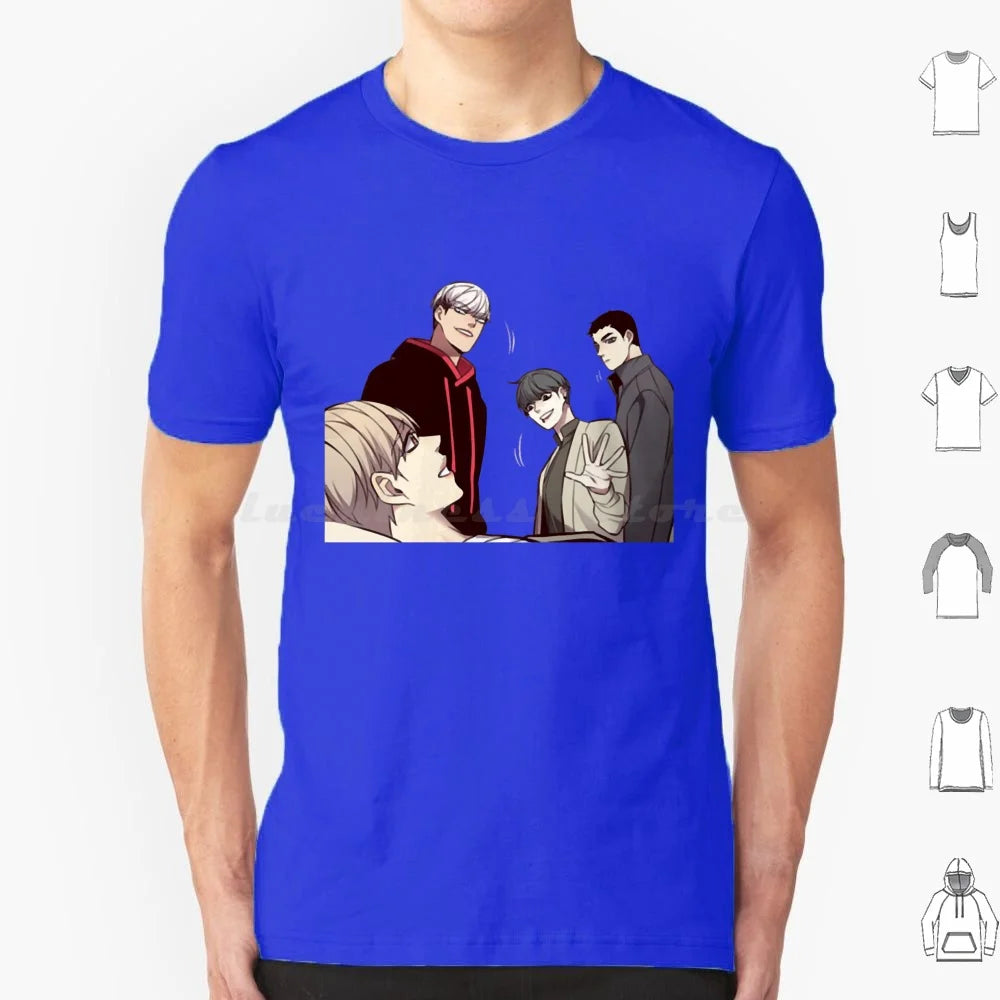 Camiseta Edición Especial 28 Personajes Eleceed – Camiseta unisex premium de anime de algodón Streetwear