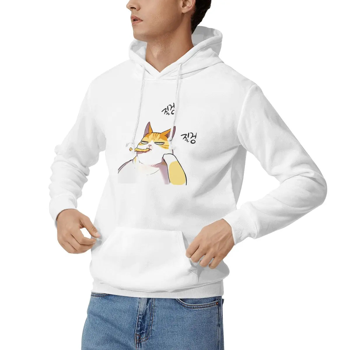 Kayden Break Bored Expression Hoodie – Eleceed Manhwa Anime Streetwear for Men