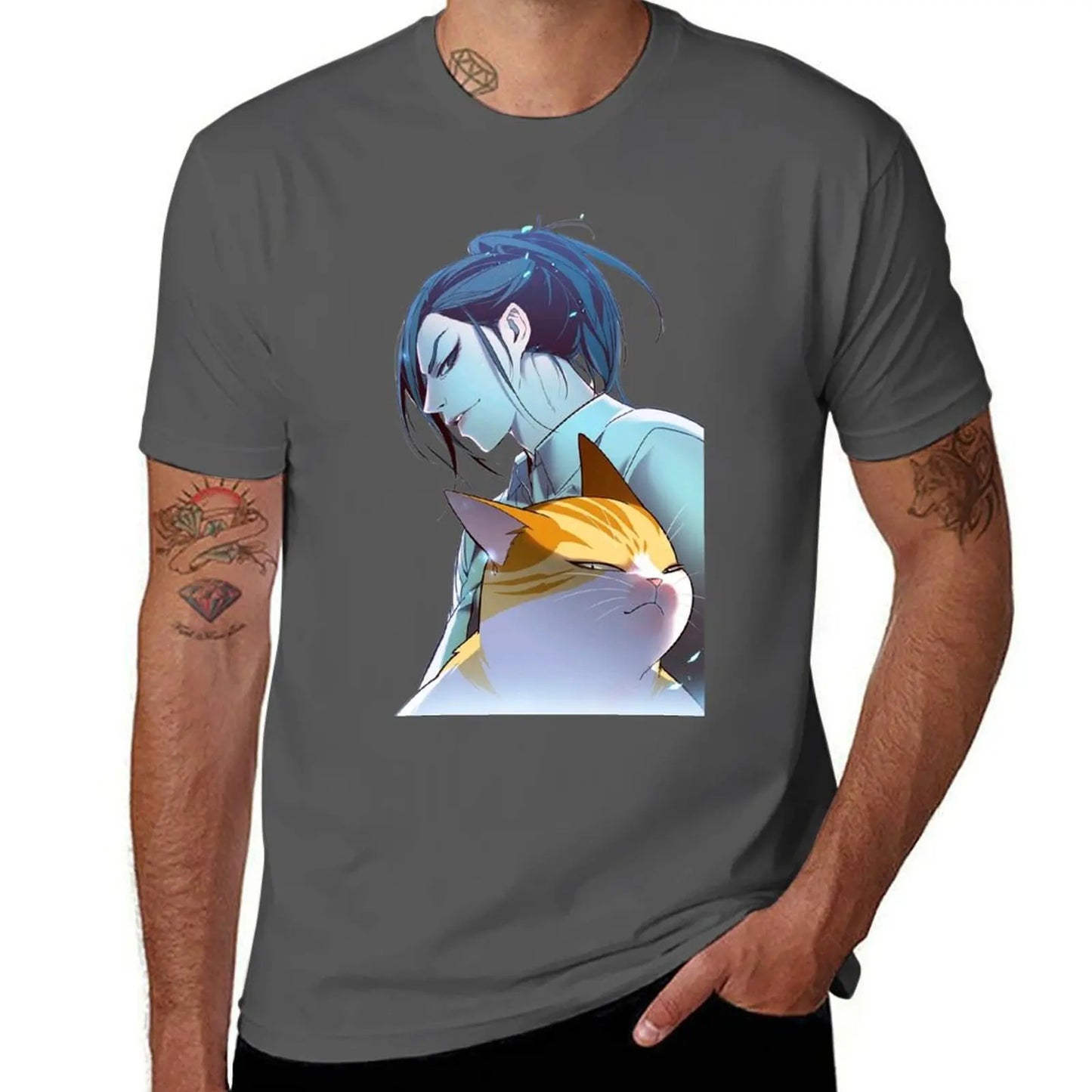 Eleceed Kayden T-Shirt – Vintage Anime Graphic Tee for Men | Aesthetic Kawaii Streetwear Shirt for Anime Fans