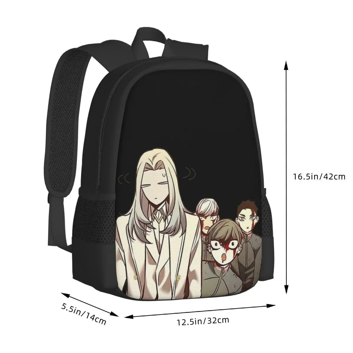 Sac à dos Eleceed Artwork Edition 5 – Sac à dos de jour haut de gamme pour l'école et les voyages, sur le thème des animes
