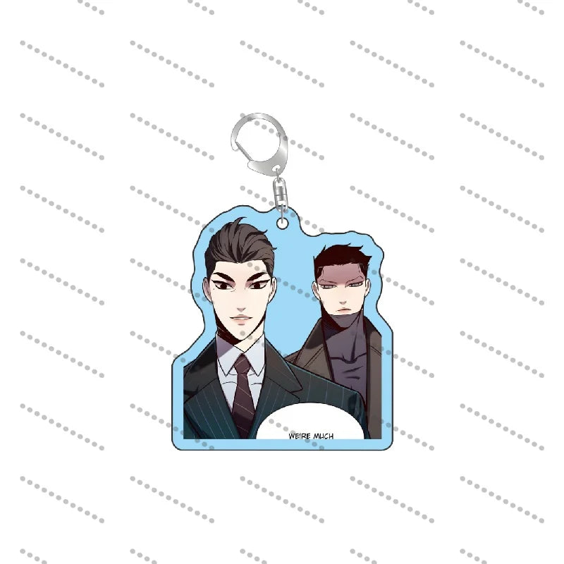 Eleceed Acrylic Keychains – Jiwoo Seo & Kayden Break Anime Pendant Keyrings for Bags, Phones & Keys