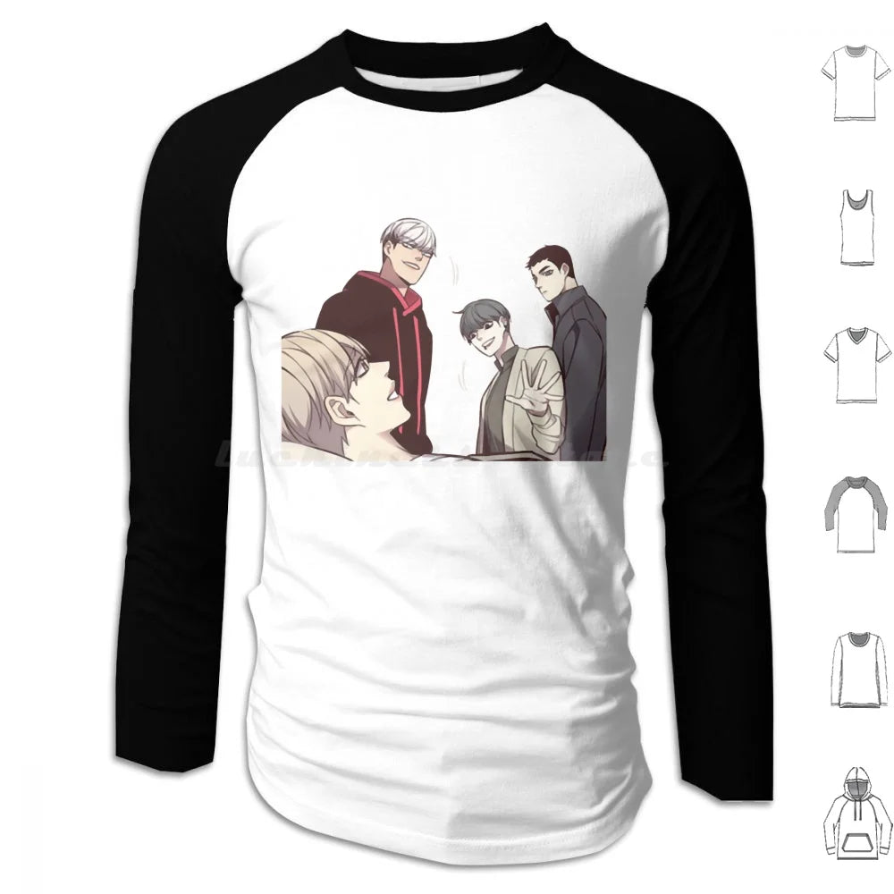 Eleceed Characters Special Edition 28 Hoodie – Premium Anime Long Sleeve Streetwear Pullover