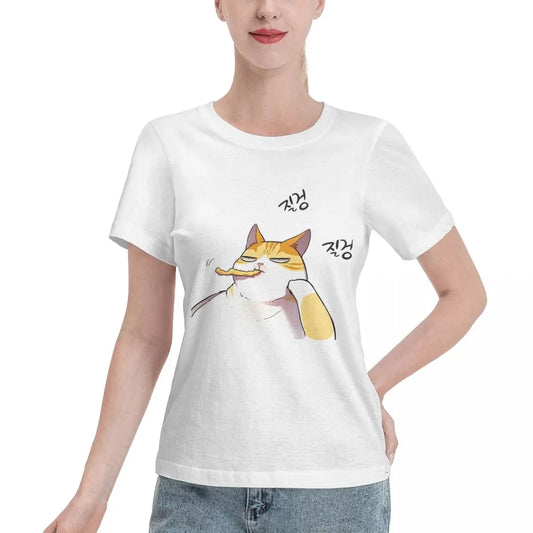 Eleceed Kayden “Bored” Manhwa T-Shirt for Women – Casual Short Sleeve Anime Graphic Top | Summer Streetwear Tee