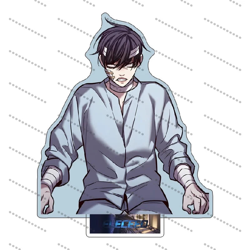 Eleceed Anime Acrylic Stand – Jiwoo Seo & Kayden Break Desk Display Figure Collectible