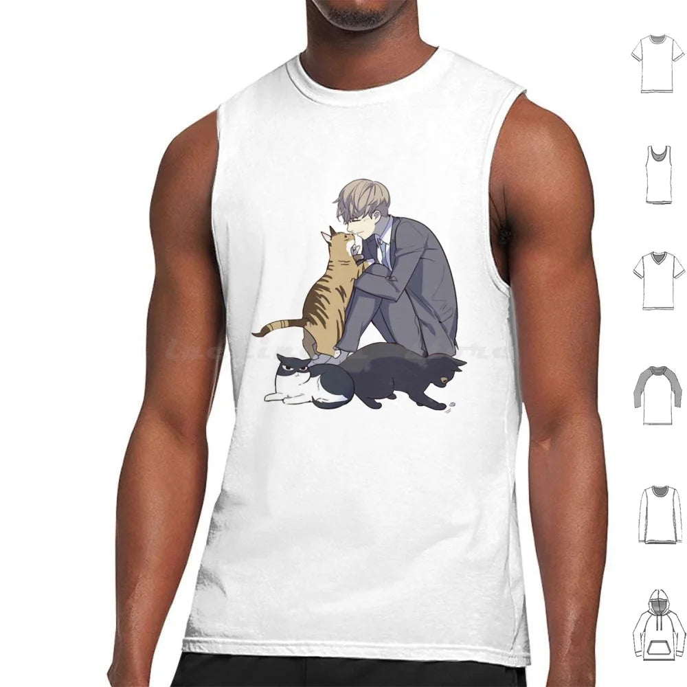 Eleceed Super Edition Manhwa Tank Top – Anime Artwork Sleeveless Vest | Summer Streetwear Shirt for Men