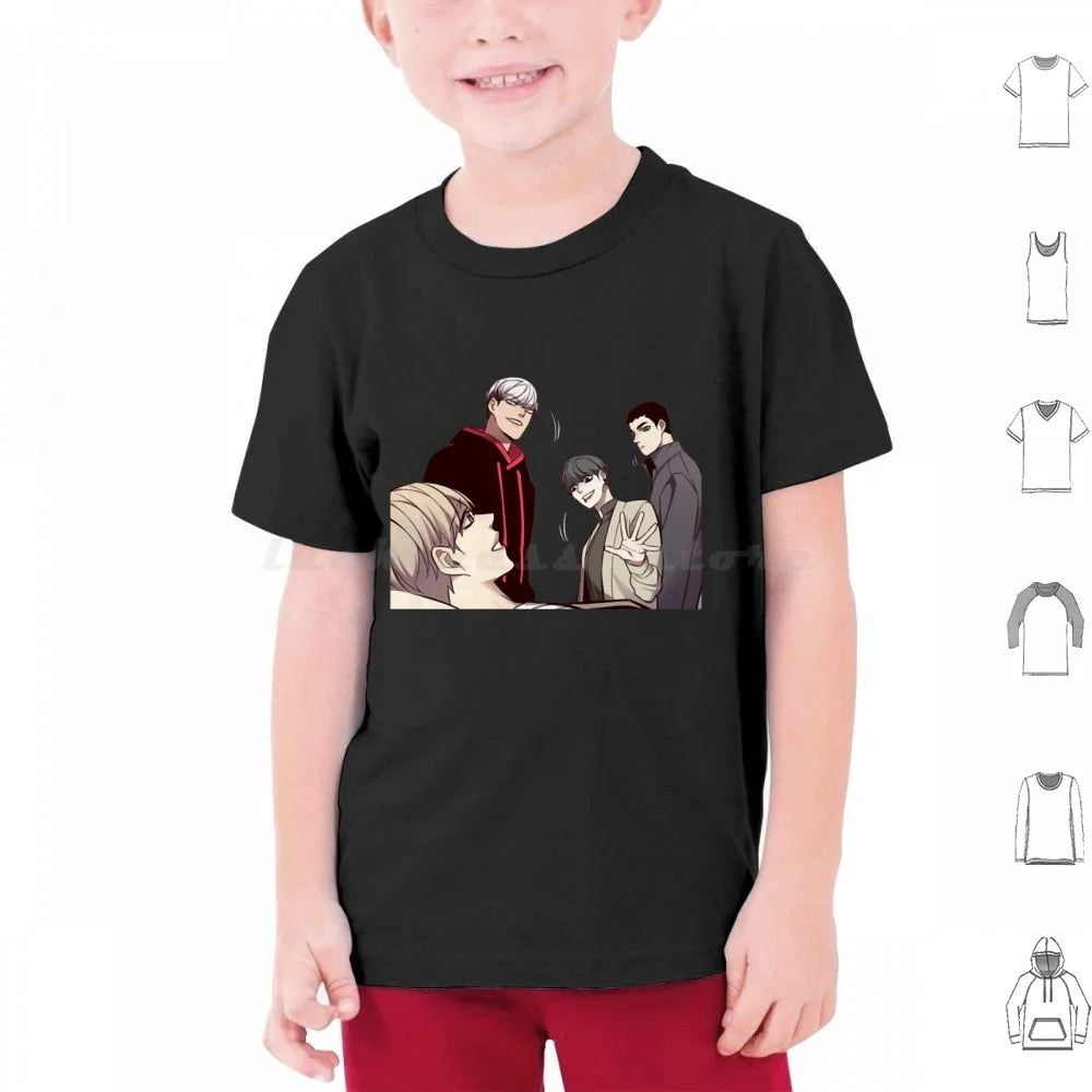 Camiseta Edición Especial 28 Personajes Eleceed – Camiseta unisex premium de anime de algodón Streetwear