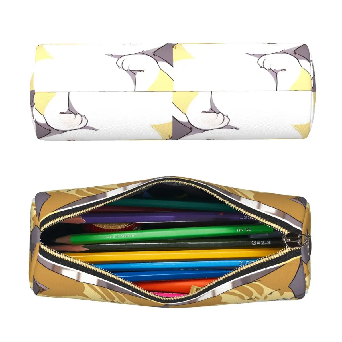 Eleceed Kayden Cat Form Cylinder Pencil Case – Anime Pen Holder for School & Stationery Storage