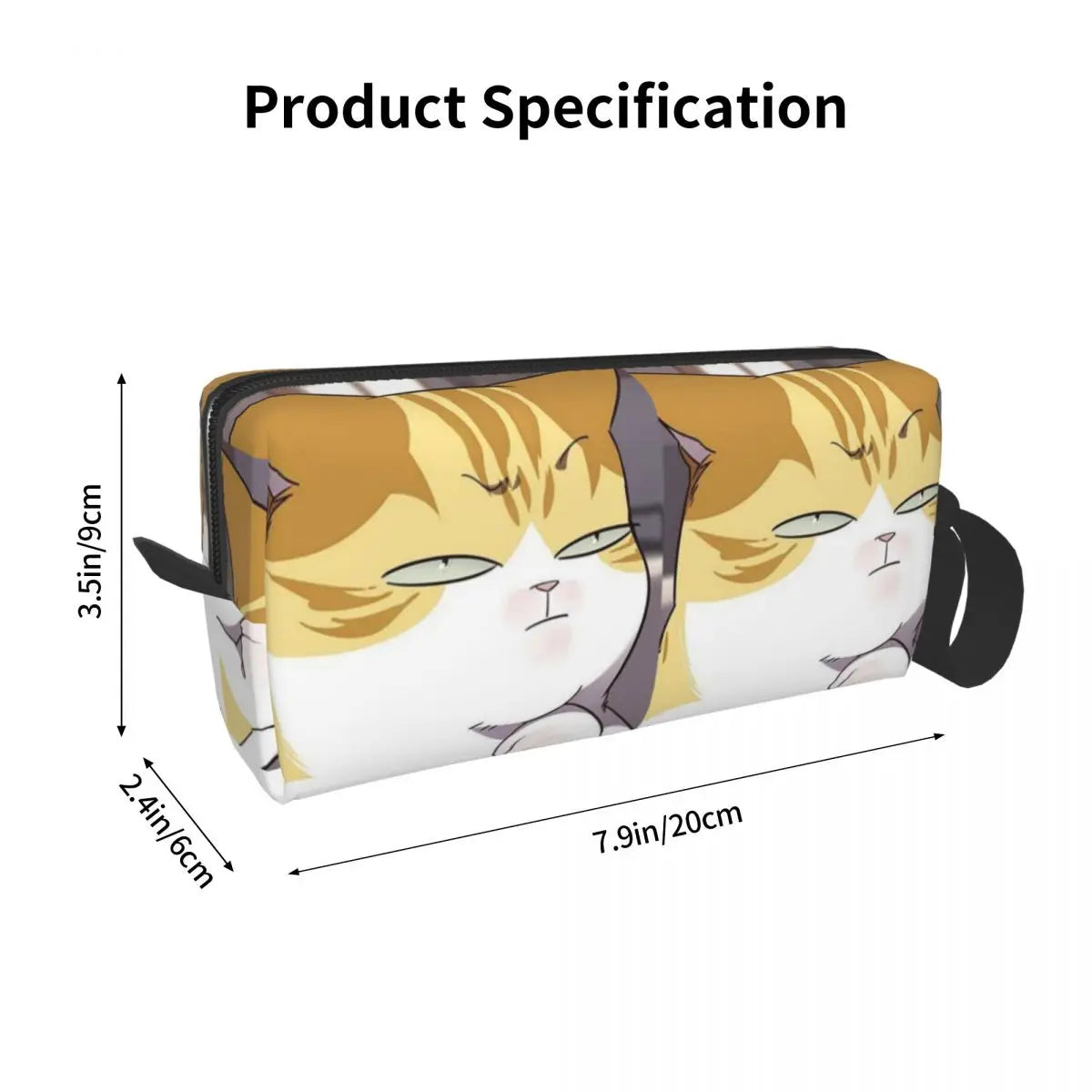 Bolsa de Maquillaje de Eleceed Kayden en Forma de Gato – Organizador de Cosméticos y Neceser de Viaje para Mujeres