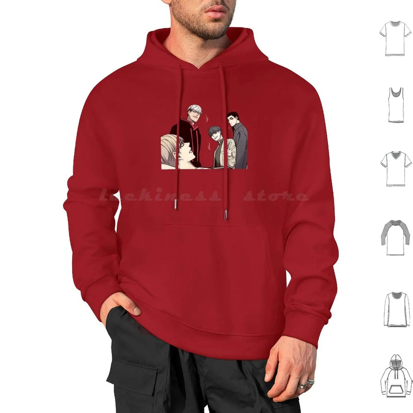 Eleceed Characters Special Edition 28 Hoodie – Premium Anime Long Sleeve Streetwear Pullover