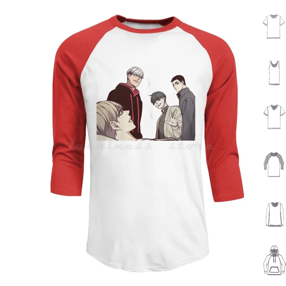 Eleceed Characters Special Edition 28 Hoodie – Premium Anime Long Sleeve Streetwear Pullover