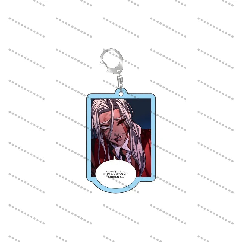 Eleceed Acrylic Keychains – Jiwoo Seo & Kayden Break Anime Pendant Keyrings for Bags, Phones & Keys