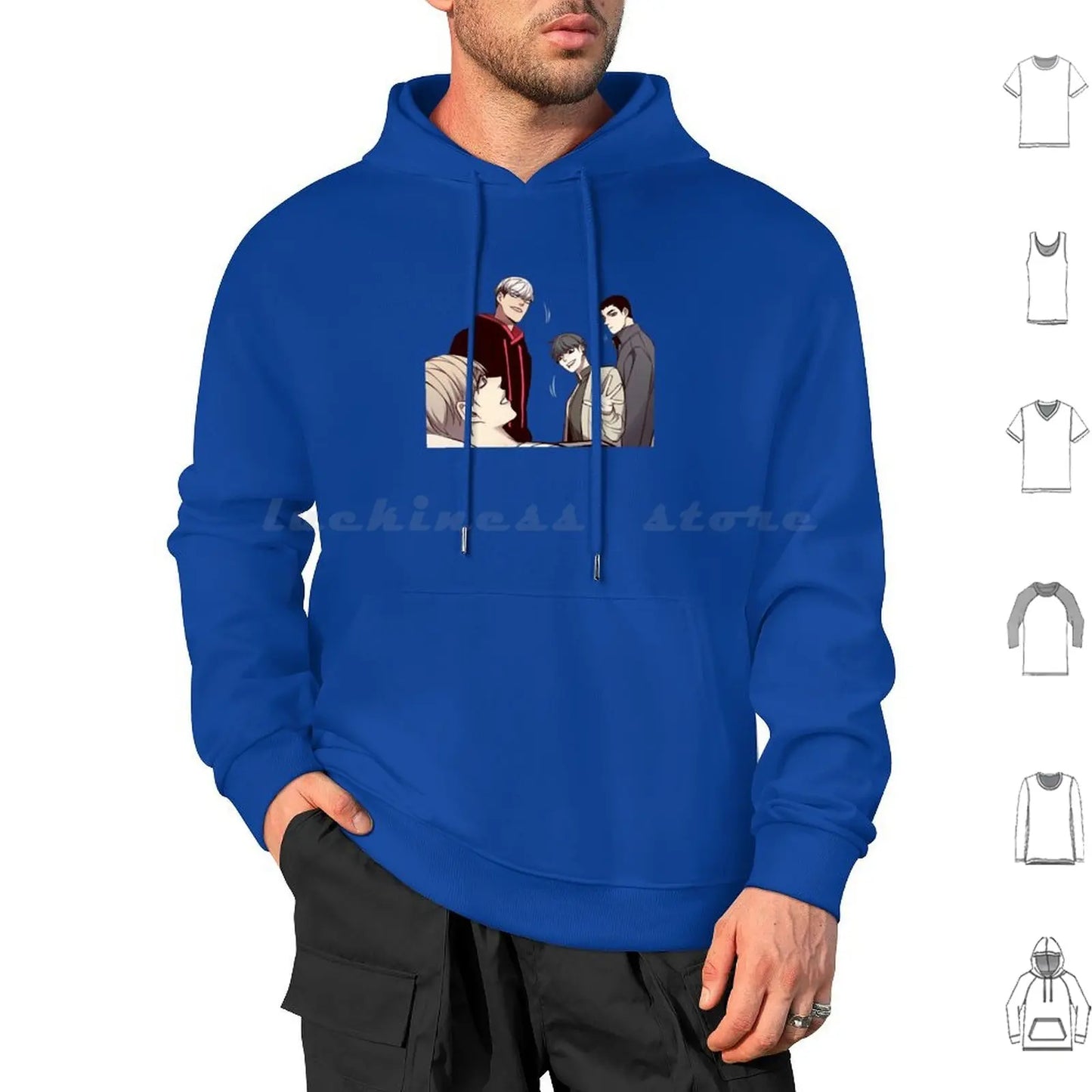Eleceed Characters Special Edition 28 Hoodie – Premium Anime Long Sleeve Streetwear Pullover