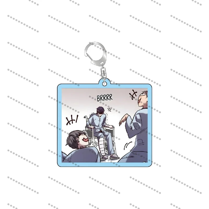 Eleceed Acrylic Keychains – Jiwoo Seo & Kayden Break Anime Pendant Keyrings for Bags, Phones & Keys