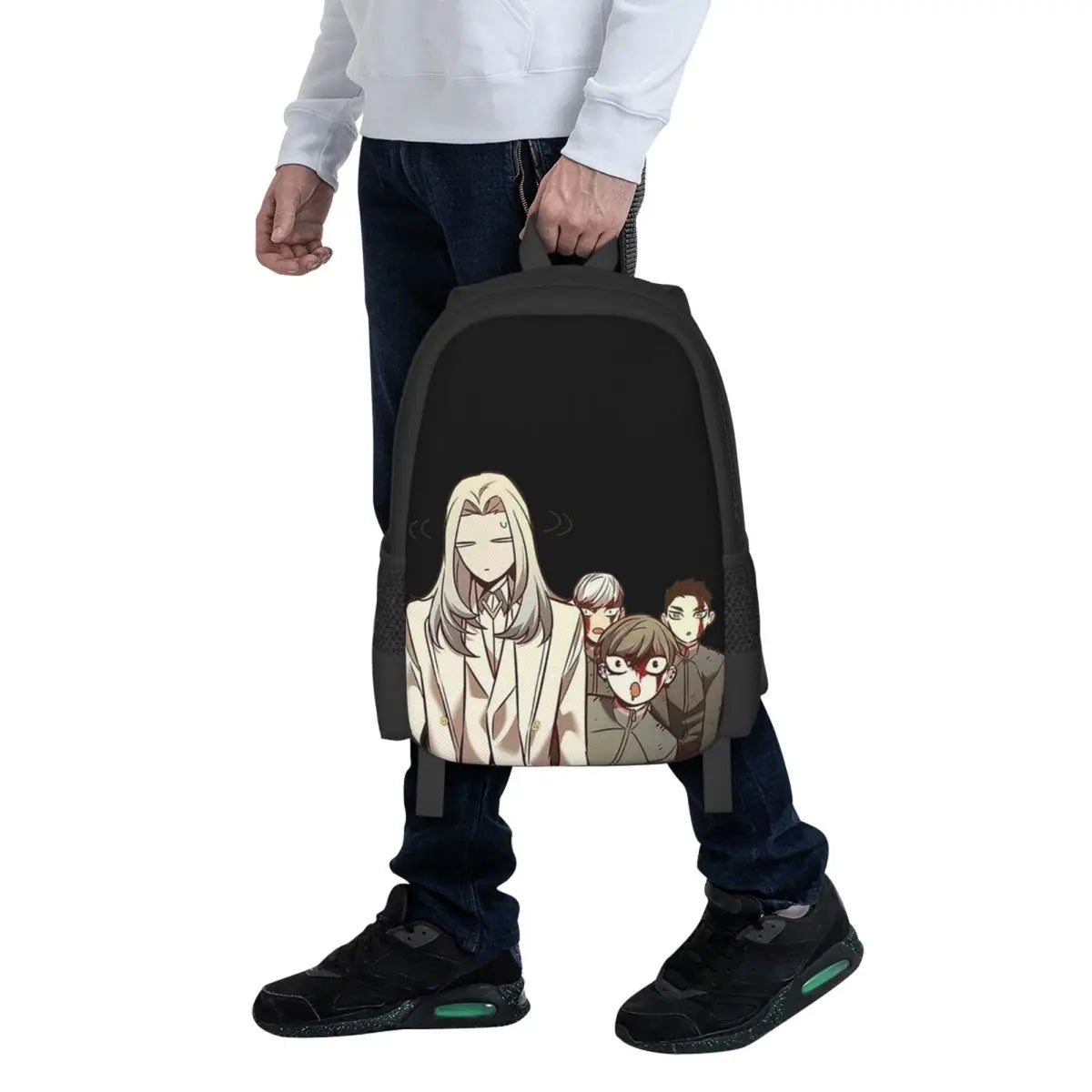 Sac à dos Eleceed Artwork Edition 5 – Sac à dos de jour haut de gamme pour l'école et les voyages, sur le thème des animes