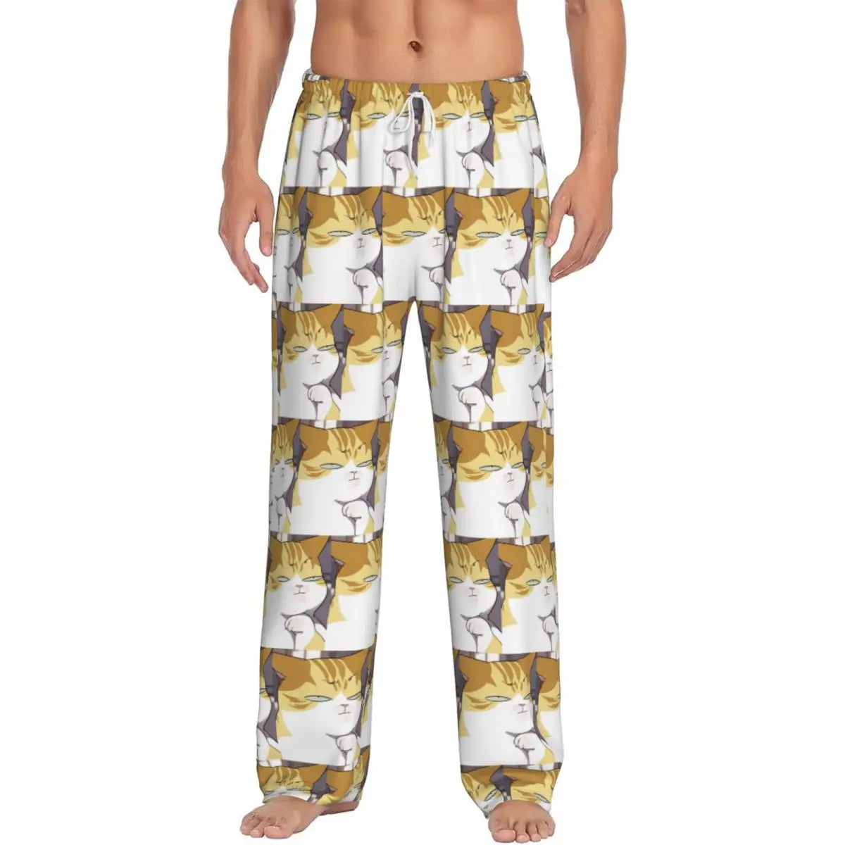 Eleceed Kayden Cat Form Pajama Pants for Men – Custom Anime Sleepwear Lounge Pants with Pockets | Comfortable Nightwear Bottoms