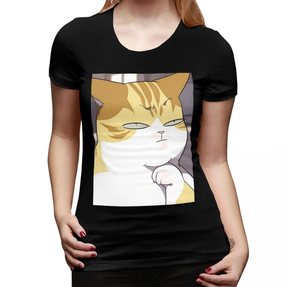 Eleceed Kayden Cat Form T-Shirt for Women – Aesthetic Anime Streetwear O-Neck Summer Graphic Tee
