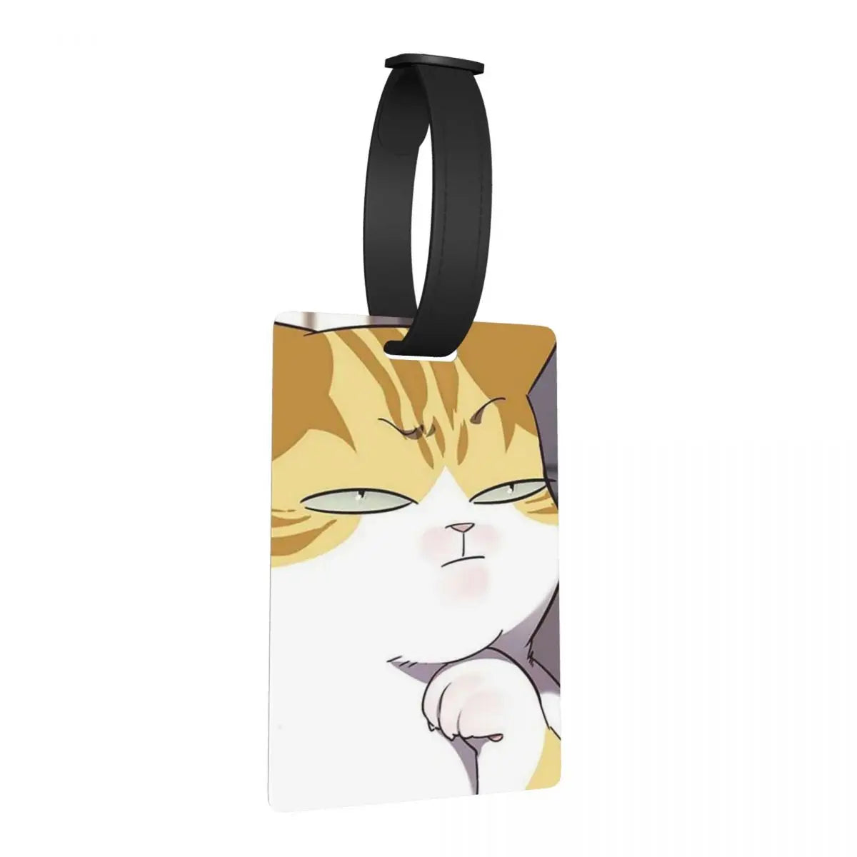 Eleceed Kayden Cat Form Luggage Tag – Anime Suitcase ID Name Label Holder | Cute Travel Accessory for Bags & Luggage