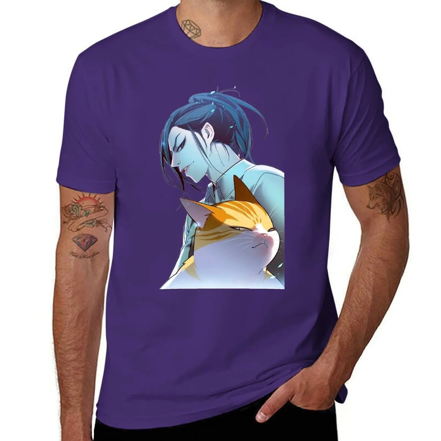 Eleceed Kayden T-Shirt – Vintage Anime Graphic Tee for Men | Aesthetic Kawaii Streetwear Shirt for Anime Fans