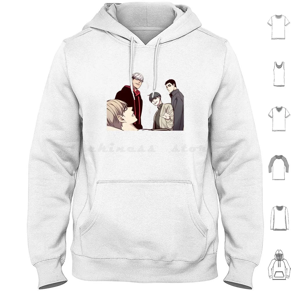 Eleceed Characters Special Edition 28 Hoodie – Premium Anime Long Sleeve Streetwear Pullover